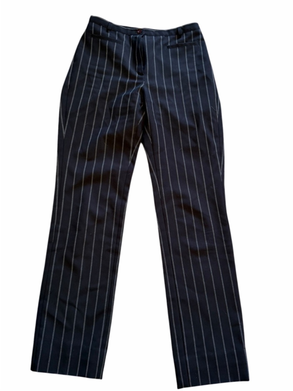 Kookai Navy Pinstripe Trousers SIZE EUR 38